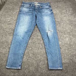 Levis Jeans Womens Size 28 Made and Crafted Distressed marker tapered